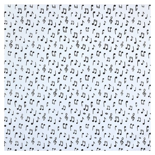 Foil Music Notes Paper by Recollections™, 12" x 12"